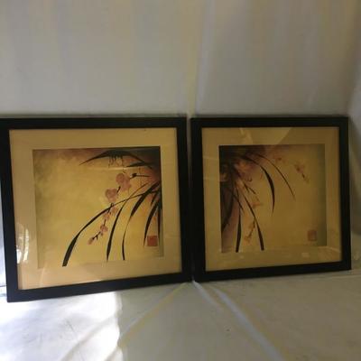 Lot 113 - Two Framed Orchid Prints. 
