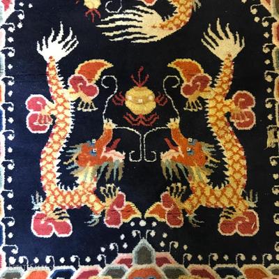 Lot 1 - Dragon Rug 