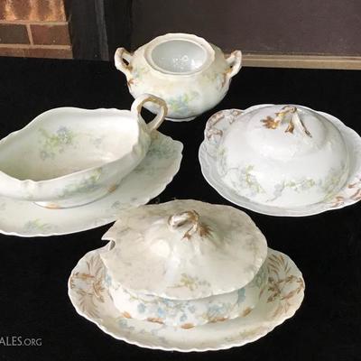 Set of Theodore Haviland Limoges Schleiger 1014-5 China MADE IN FRANCE