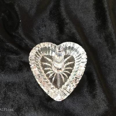 Waterford Crystal Heart-shaped Ring Holder