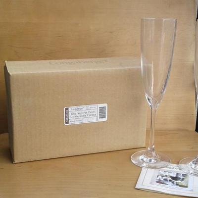 Longaberger Collector Club Champagne Flutes Set of 2