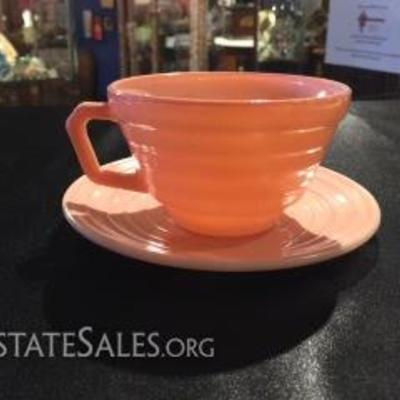 Pink Teacup w/ Strips