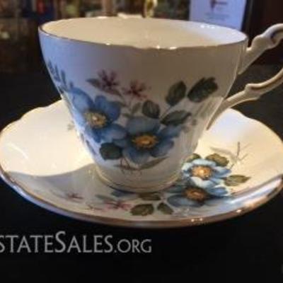Big Blue Blossom Teacup