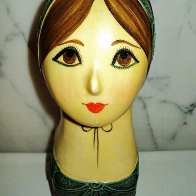 Vtg Capistrano Gemma Taccogna Folk art lady Mexico 1960-70's