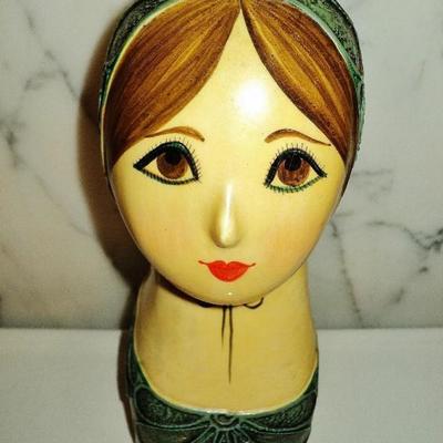 Vtg Capistrano Gemma Taccogna Folk art lady Mexico 1960-70's