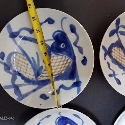 Lot-119 Set of 6- 8 1/2"Tao-Kwang Plates #2
