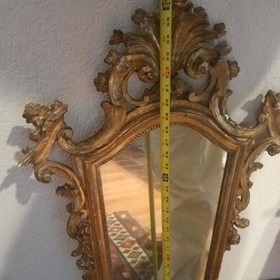 Lot-44 Pair of Victorian Wood Carved Mirrors