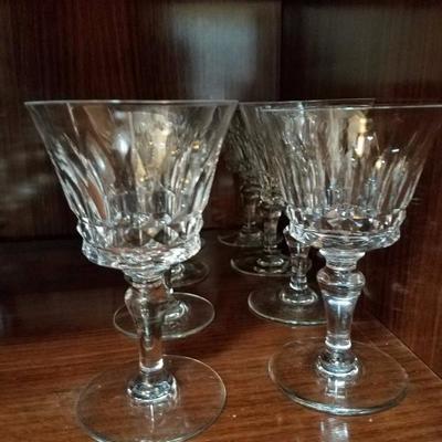 Lot-103 Clear Baccarat Crystal Water Goblets 14cm Lot of 11