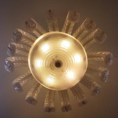 Lot-41 Rare Hand Blown Murano Glass Ceiling Chandelier