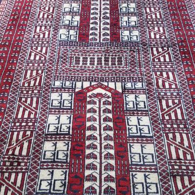 Lot-144 Red Rug 6x4 