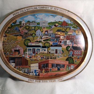 Dee Dann 50th Anniversary Pepsi of New Haven Commemorative Tray