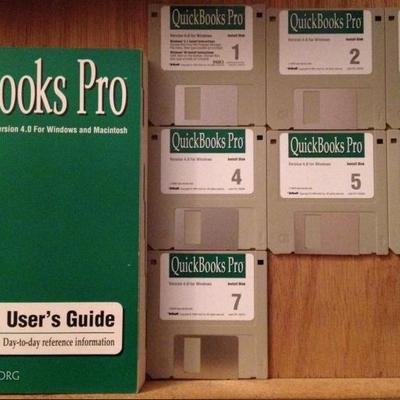 Quickbooks Pro Software - for 3.5 inch floppy drive