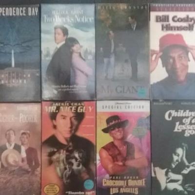 Lot E - Lot of 12 VHS Tapes