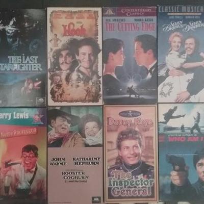 Lot F - Lot of 12 VHS Tapes