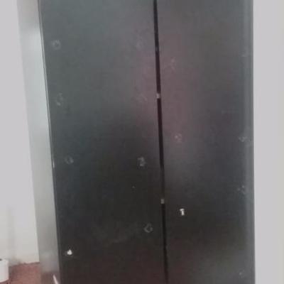 Large wood cabinet