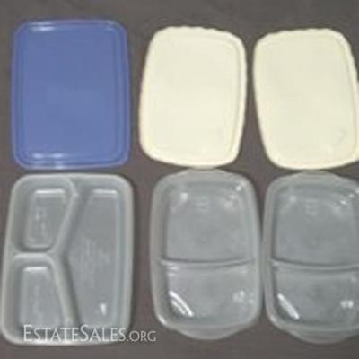 Lot of Divided Food Containers