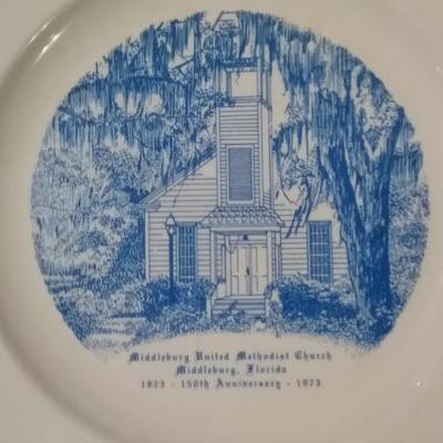 Commemorative Plate - Middleburg United Methodist Church 150th Anniversary