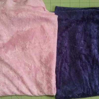 Crushed velveteen fabric