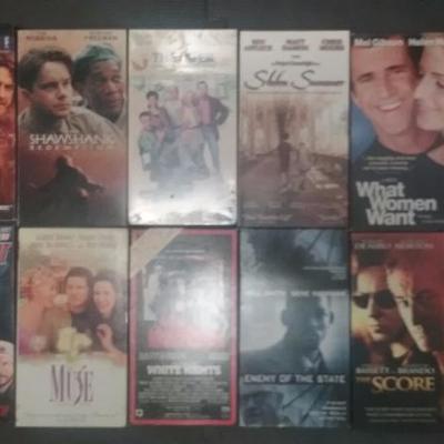 Lot A - Lot of 12 VHS tapes