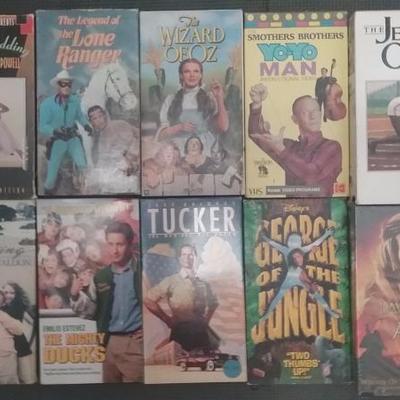 Lot G - Lot of 10 VHS Tapes