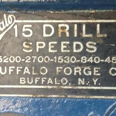 Buffalo 15-Speel Drill/Press Model 5200-2700=1530-840-450