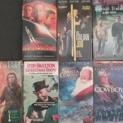 Lot H - Lot of 8 VHS Tapes