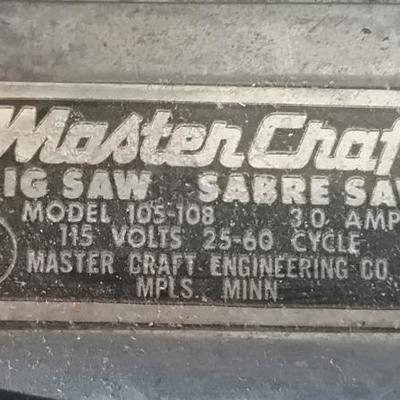 Vintage Master Craft Jig/Sabre Saw Model 105-108
