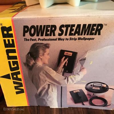 Lot 9 - Power Steamer and Buffer/Polisher