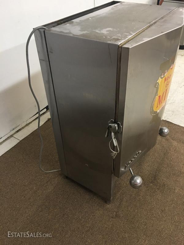 Norris Dual Milk Cooler Dispenser Refrigerator Stainless Steel N10