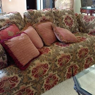 6' English Roll Arm Upholstered Sofa #2