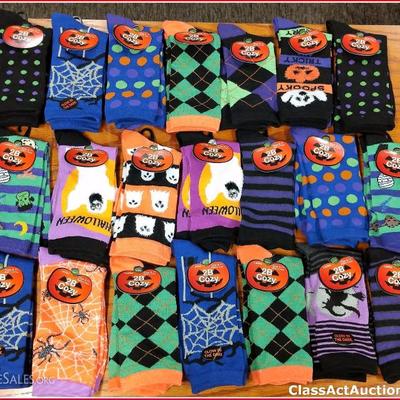 Halloween Socks Lot of 21 Assorted Women sock size 9-11 New - Lot 16