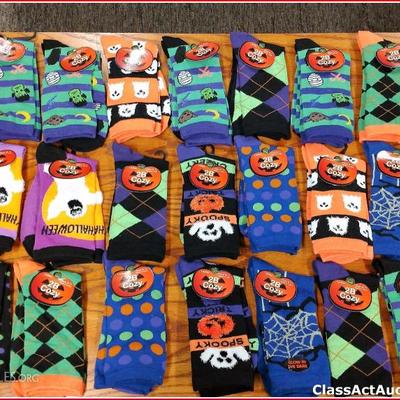 Halloween Socks Lot of 21 Assorted Women sock size 9-11 New - Lot 4