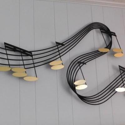 Music Staff and Notes Wall Decor
