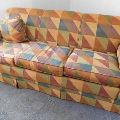 Color Patterned Sofa