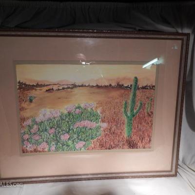 Desert Watercolor  Artist Wassoe