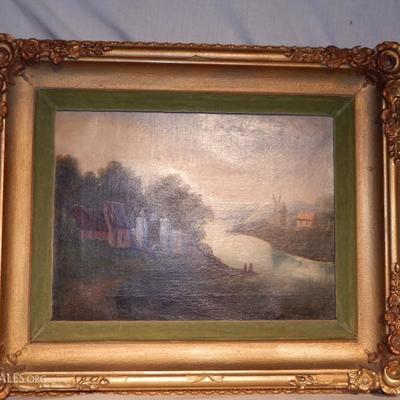 Unknown Framed Oil Painting 