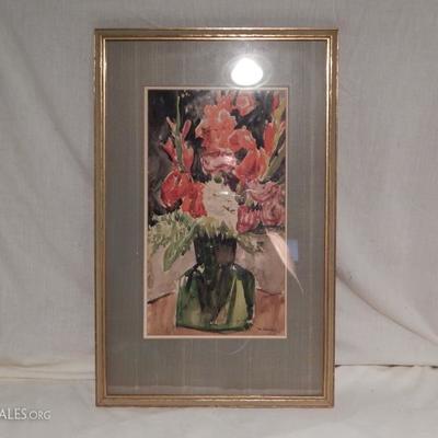 W. Jacobs Water colored Flowers