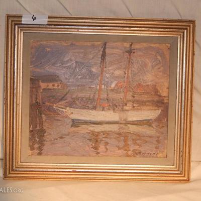 Julius Rehder Ship Painting Lot #6