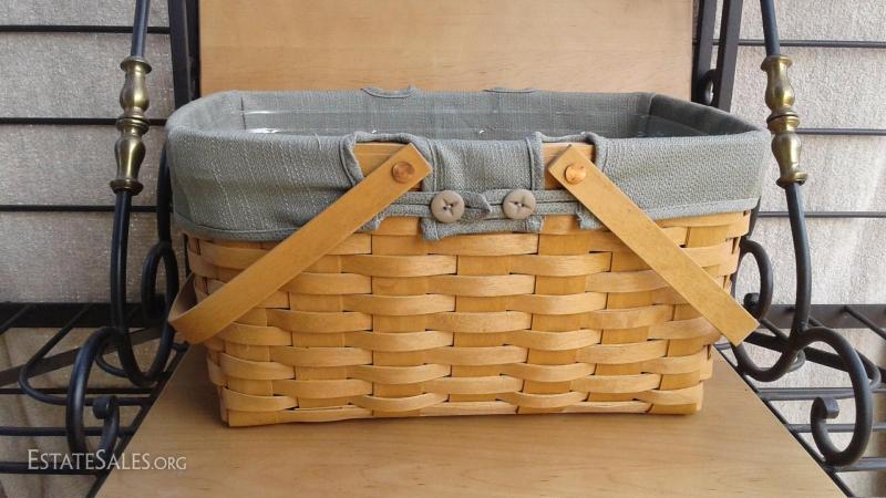 ロンガバーガー Longaberger large desktopbasket Longaberger Sort & Store Rich Brown Large Desktop Basket