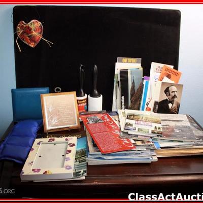 Misc Lot 2 ankle weights, lint rollers, misc post cards  - Lot 209
