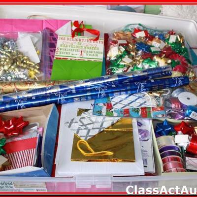 Large Variety Of Gift Wrap & Supplies - Lot 353