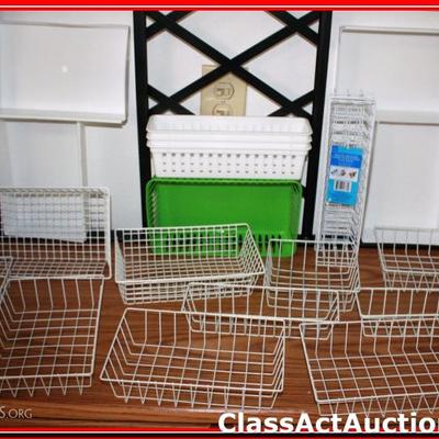 Misc Wire & Plastic Baskets / Trays - Lot 292