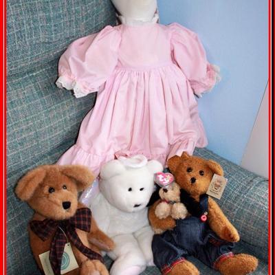 Misc Teddy Bears & Stuffed Rabbit - Lot 376