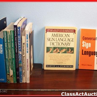 Books - Sign Language - Lot 159