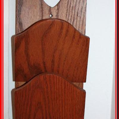 Wood Wall Mail Holder - Lot 69