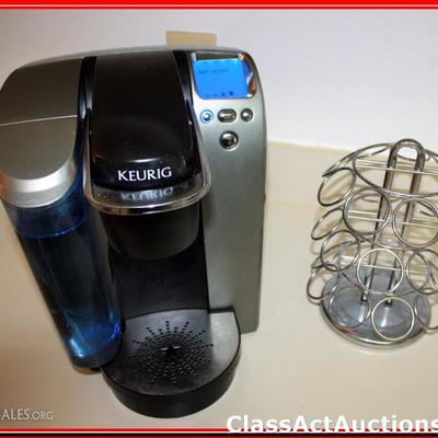 Keurig Coffee Machine & Pod Carousel - Lot 255