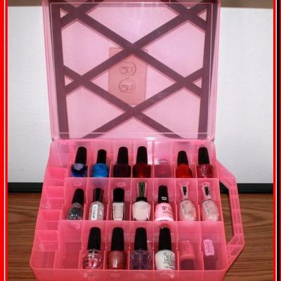 Mega Dual Nail Polish & Case - Nail Polish on Both Sides - Lot 293
