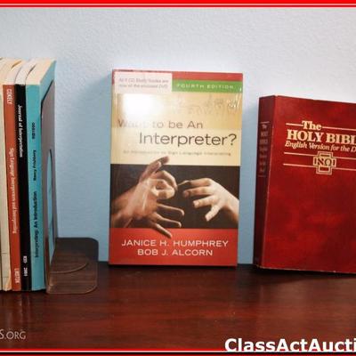 Books - Sign Language & (bible for the deaf)- Lot 160