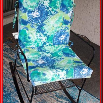 Metal Rocking Chair  - Lot 312