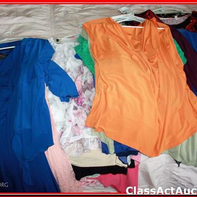 Womens 2X, 3X Mix Lot - Blouses & Shirts /Skirts- Lot 411